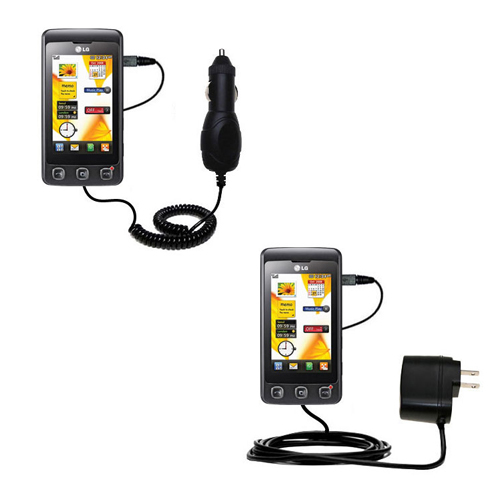 Car & Home Charger Kit compatible with the LG Cookie