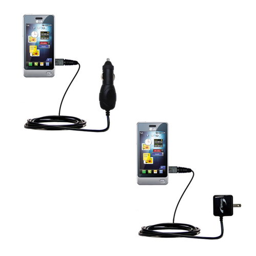 Car & Home Charger Kit compatible with the LG Cookie PEP