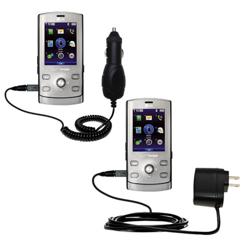 Car & Home Charger Kit compatible with the LG Decoy