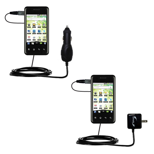 Car & Home Charger Kit compatible with the LG E720