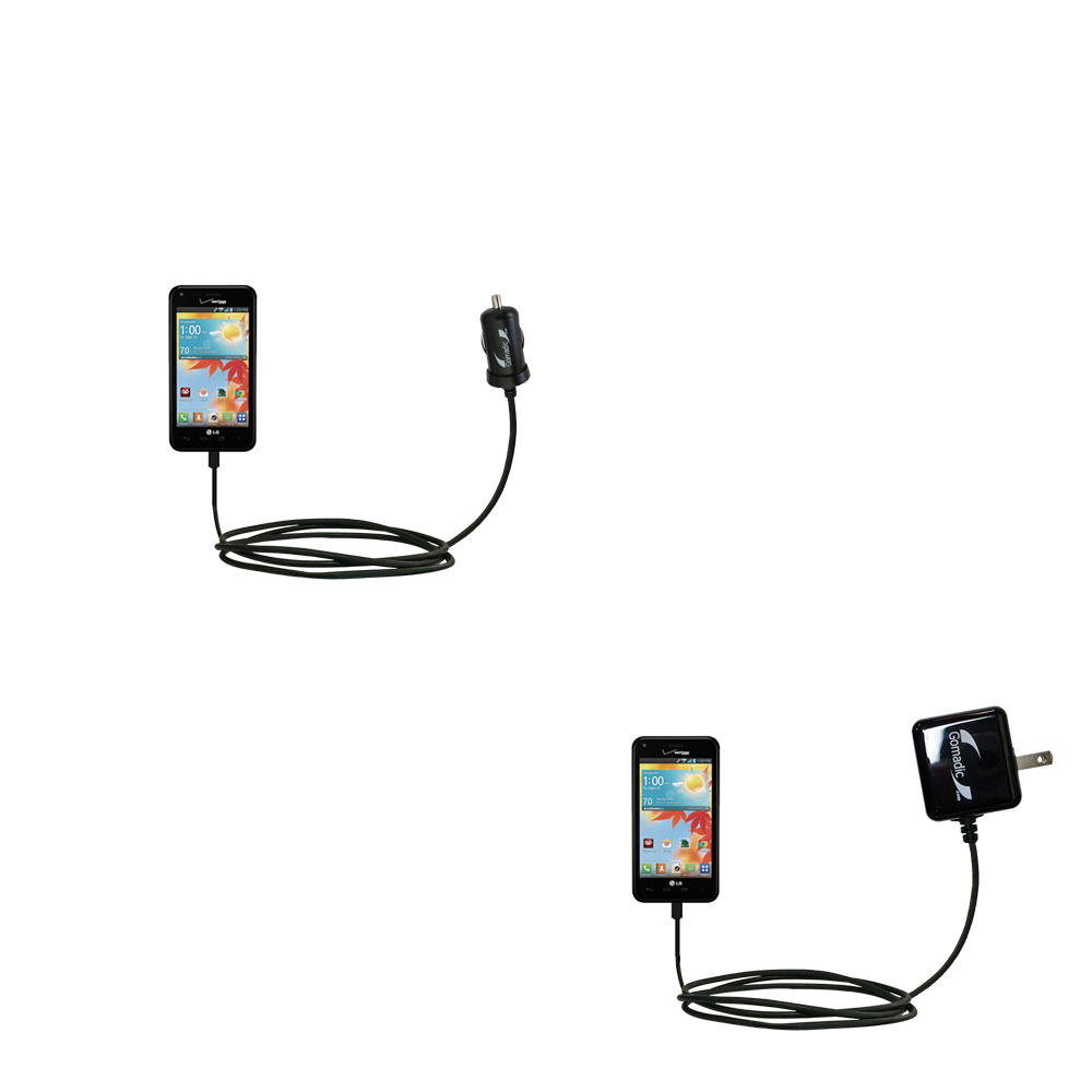Car & Home Charger Kit compatible with the LG Enact