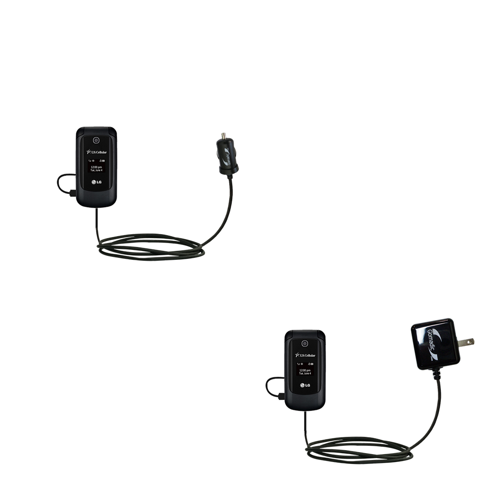 Car & Home Charger Kit compatible with the LG Envoy II