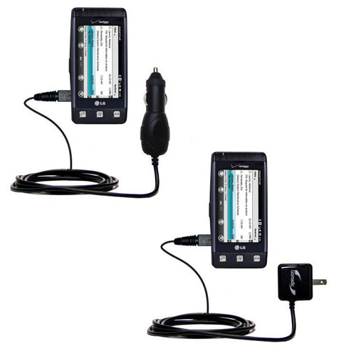 Car & Home Charger Kit compatible with the LG Fathom