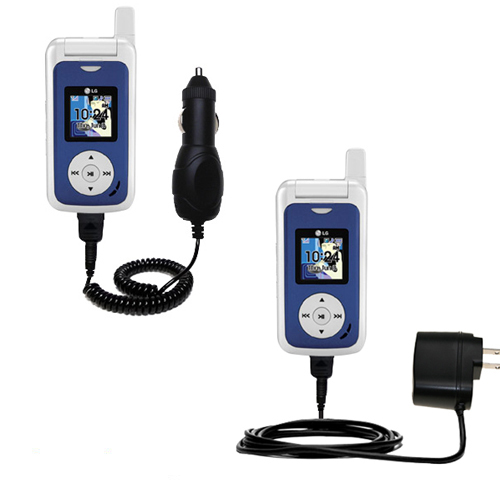 Car & Home Charger Kit compatible with the LG Fusic