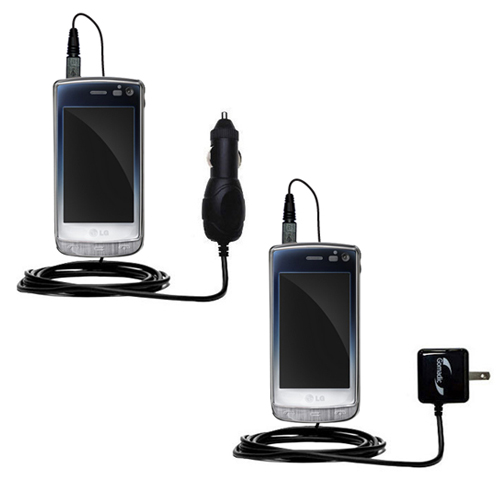 Car & Home Charger Kit compatible with the LG GD900 Crystal