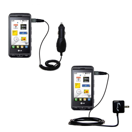 Car & Home Charger Kit compatible with the LG GT400