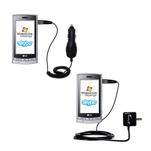 Car & Home Charger Kit compatible with the LG GT405