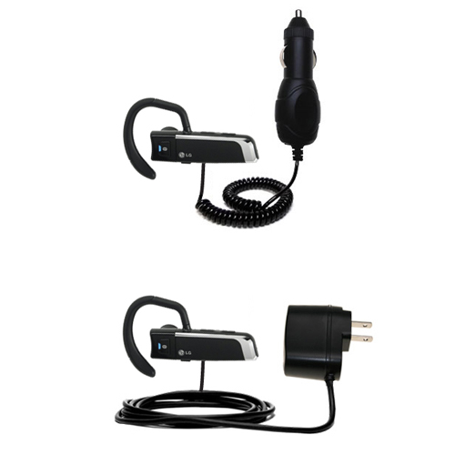 Car & Home Charger Kit compatible with the LG HBM-300