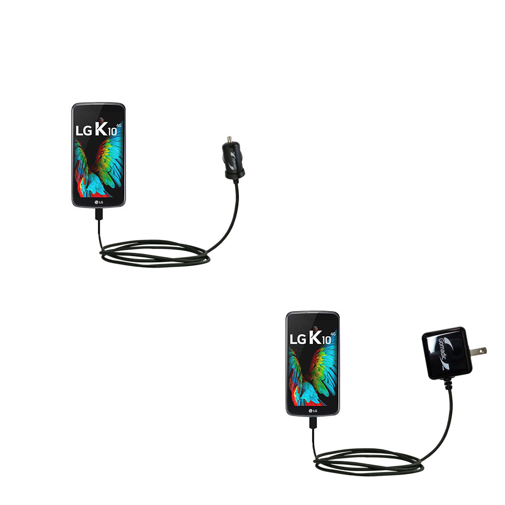 Car & Home Charger Kit compatible with the LG K8 / K10