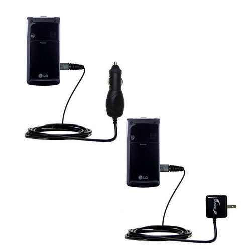 Car & Home Charger Kit compatible with the LG KF305