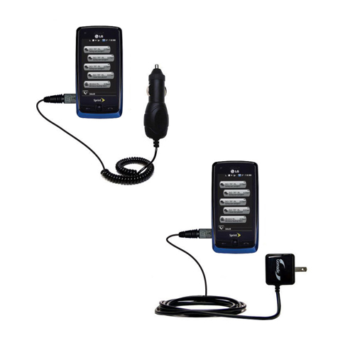 Car & Home Charger Kit compatible with the LG LN510