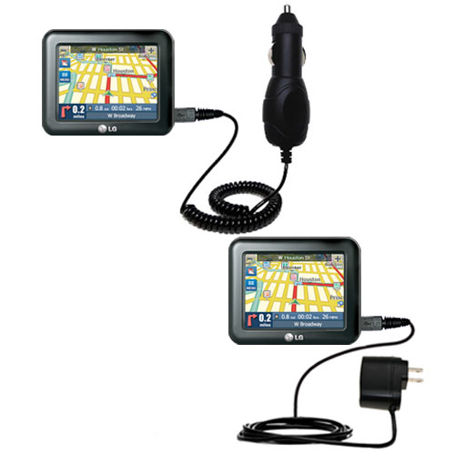 Car & Home Charger Kit compatible with the LG LN855
