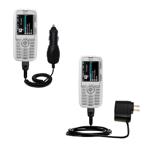 Car & Home Charger Kit compatible with the LG LX260 LX290