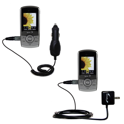 Car & Home Charger Kit compatible with the LG LX370