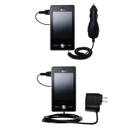 Car & Home Charger Kit compatible with the LG MS25
