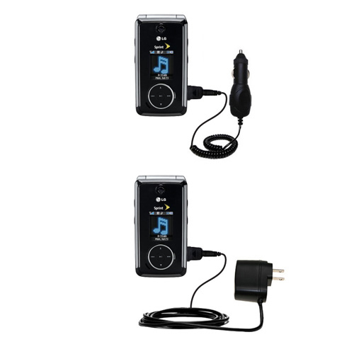 Car & Home Charger Kit compatible with the LG Muziq