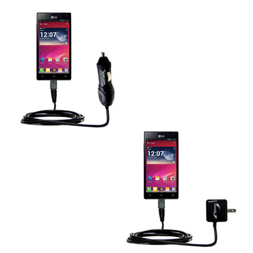 Car & Home Charger Kit compatible with the LG Optimus 4X HD