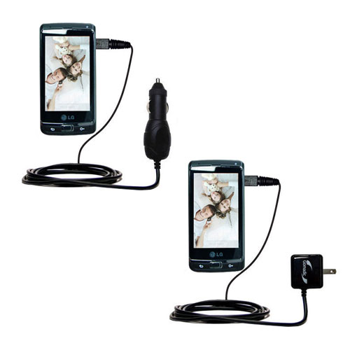 Car & Home Charger Kit compatible with the LG Optimus 7