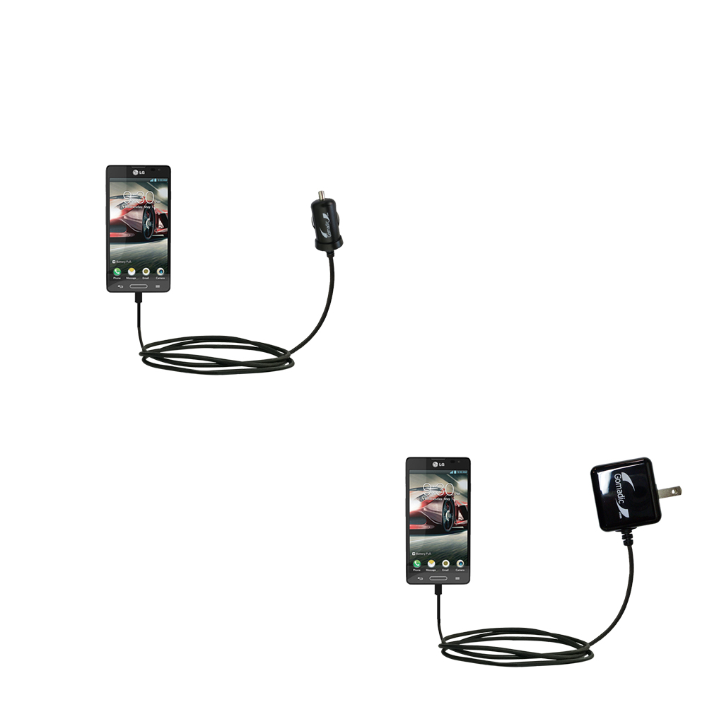 Car & Home Charger Kit compatible with the LG Optimus F7