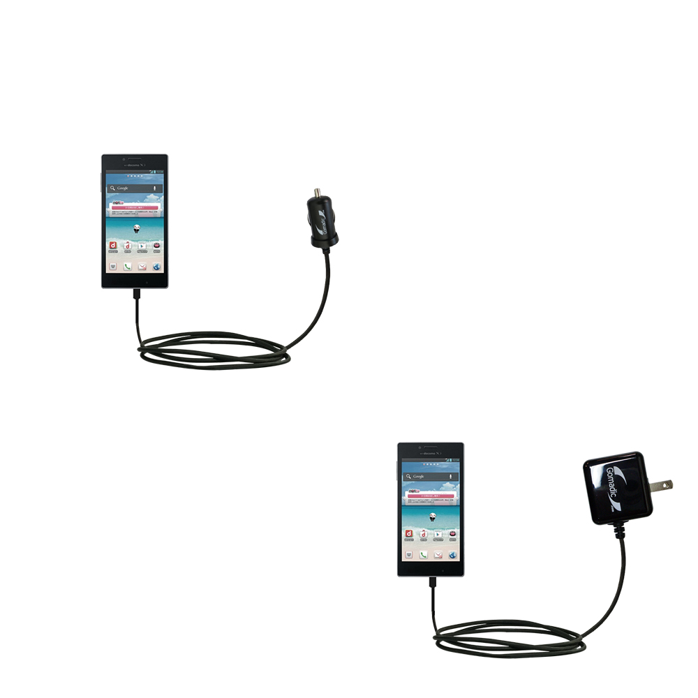 Car & Home Charger Kit compatible with the LG Optimus GJ