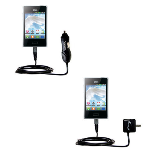 Car & Home Charger Kit compatible with the LG Optimus L3