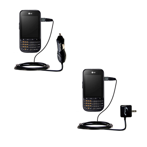 Car & Home Charger Kit compatible with the LG Optimus Pro