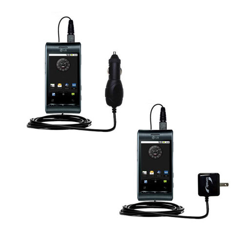 Car & Home Charger Kit compatible with the LG Optimus S