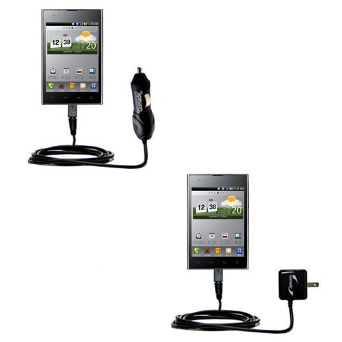 Car & Home Charger Kit compatible with the LG Optimus Vu
