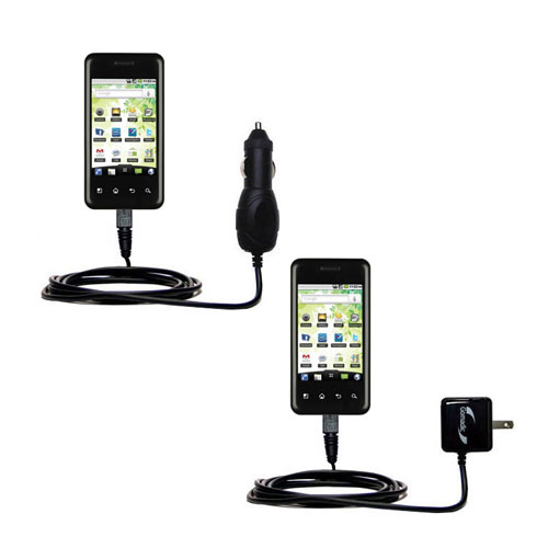 Car & Home Charger Kit compatible with the LG P500