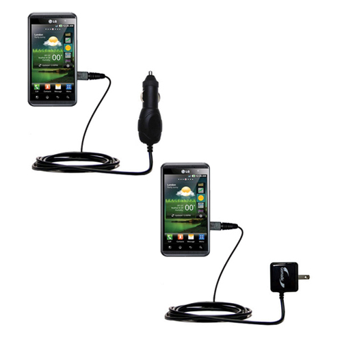 Car & Home Charger Kit compatible with the LG P920