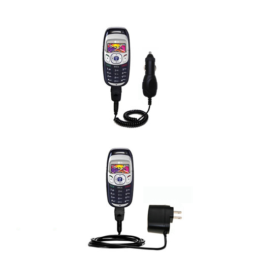 Car & Home Charger Kit compatible with the LG PM-325 / PM 325