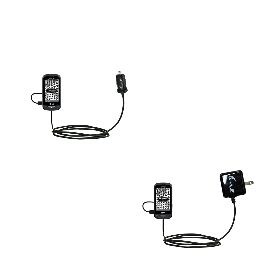 Car & Home Charger Kit compatible with the LG Rumor Reflex