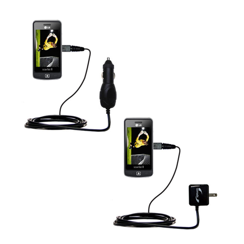 Car & Home Charger Kit compatible with the LG Scarlet II