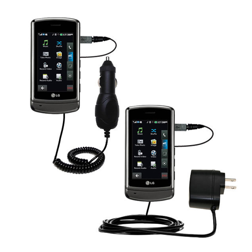 Car & Home Charger Kit compatible with the LG Spyder