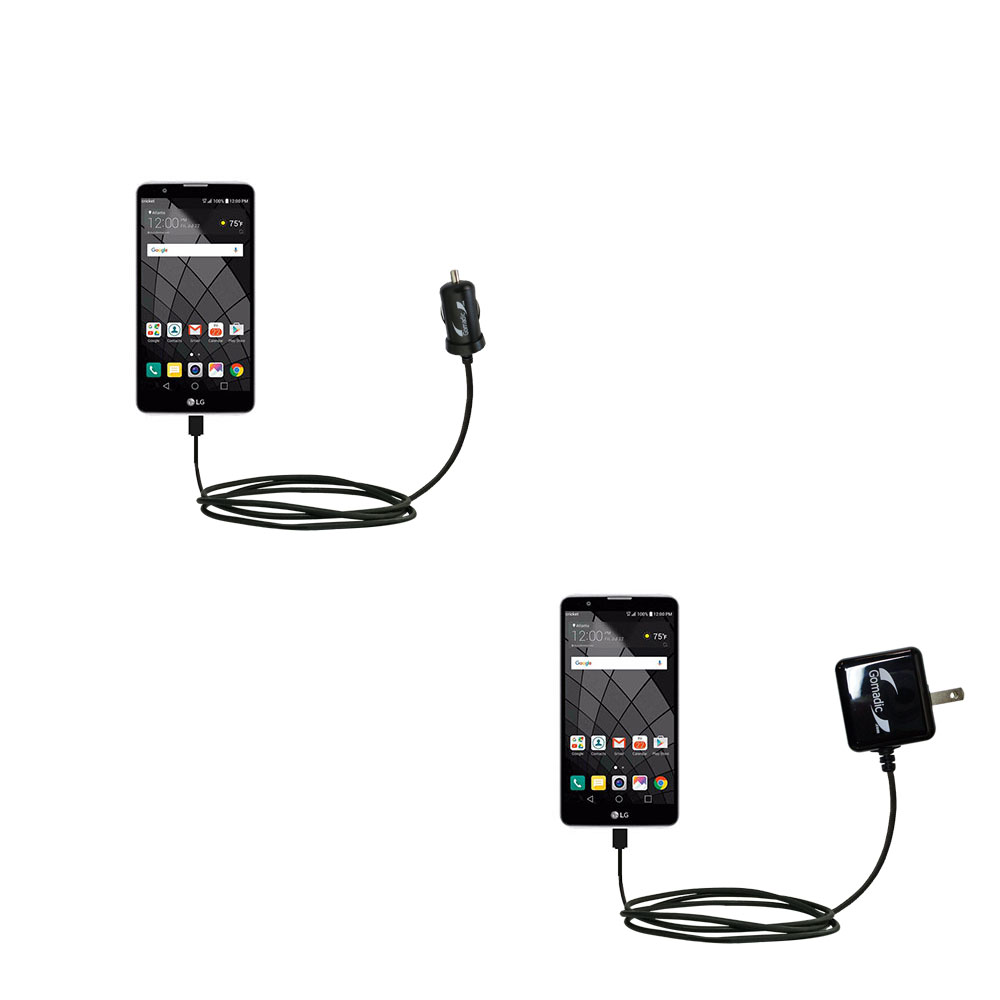 Car & Home Charger Kit compatible with the LG Stylo 2 / 2V