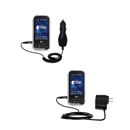Car & Home Charger Kit compatible with the LG Tritan