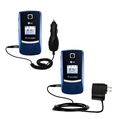 Car & Home Charger Kit compatible with the LG UX300 UX355 UX390