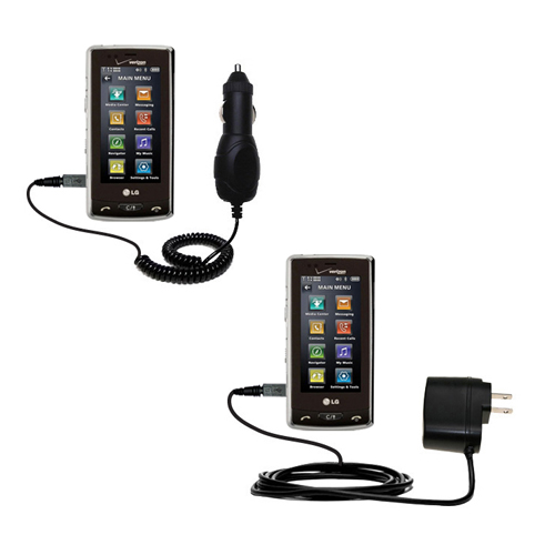 Car & Home Charger Kit compatible with the LG Versa