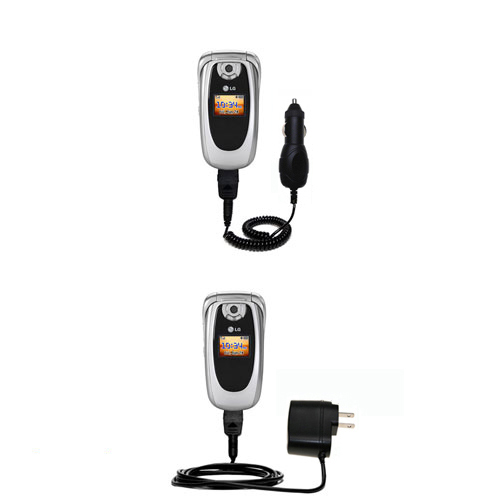 Car & Home Charger Kit compatible with the LG VI-125