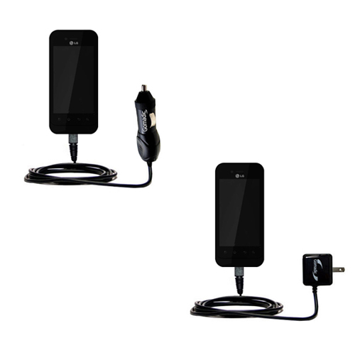 Car & Home Charger Kit compatible with the LG Victor