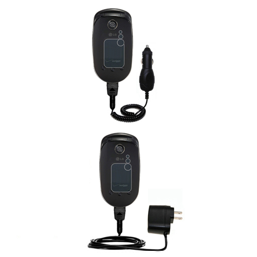 Car & Home Charger Kit compatible with the LG VX5400