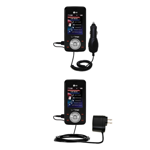 Car & Home Charger Kit compatible with the LG VX8550