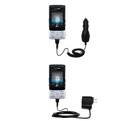 Car & Home Charger Kit compatible with the LG VX9400