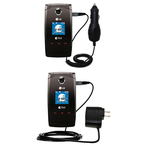 Car & Home Charger Kit compatible with the LG Wave AX380