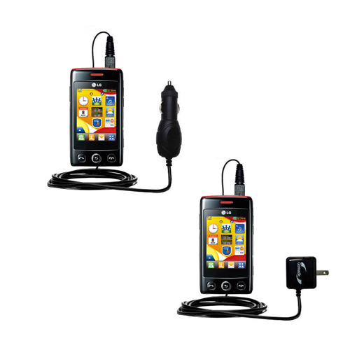 Car & Home Charger Kit compatible with the LG Wink