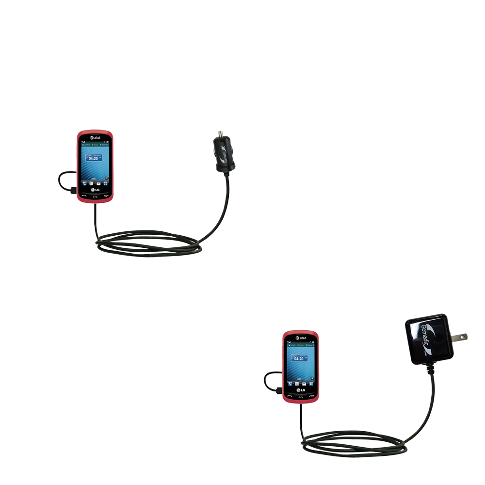 Car & Home Charger Kit compatible with the LG Xpression