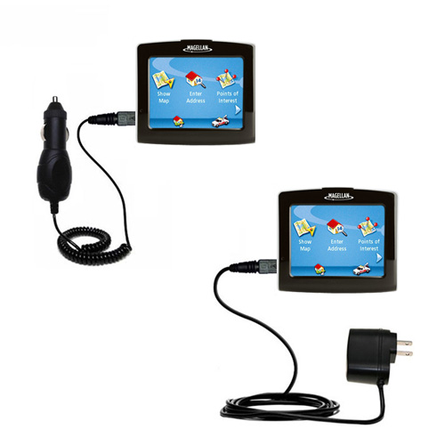 Car & Home Charger Kit compatible with the Magellan Maestro 3210