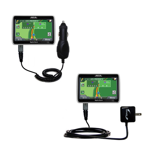 Car & Home Charger Kit compatible with the Magellan Maestro 4700