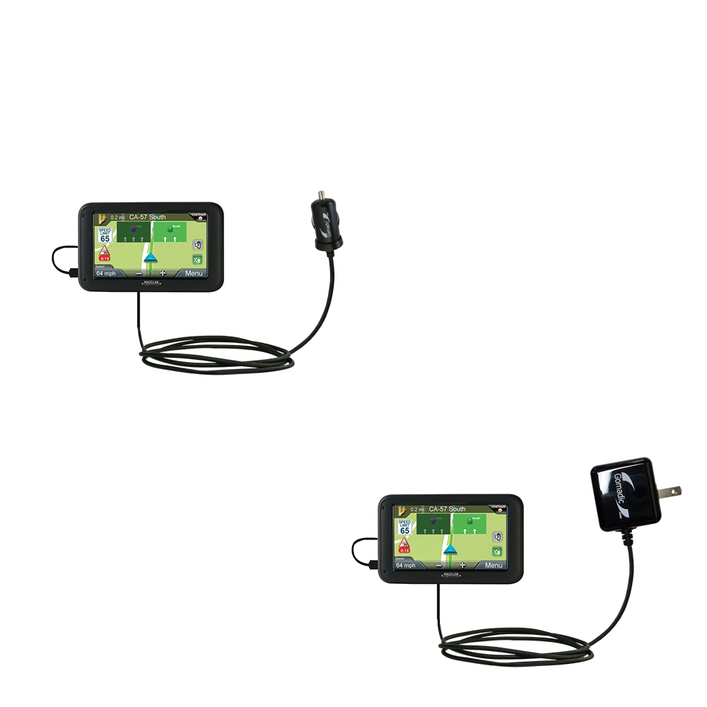 Car & Home Charger Kit compatible with the Magellan RoadMate 5322 / 5330T