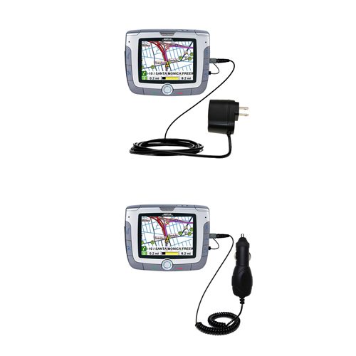 Car & Home Charger Kit compatible with the Magellan Roadmate 6000T